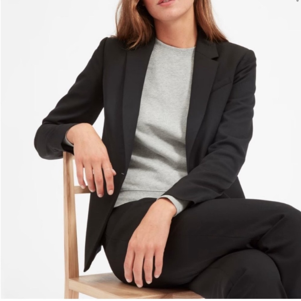 Everlane the Italian GoWeave Classic Blazer in Black